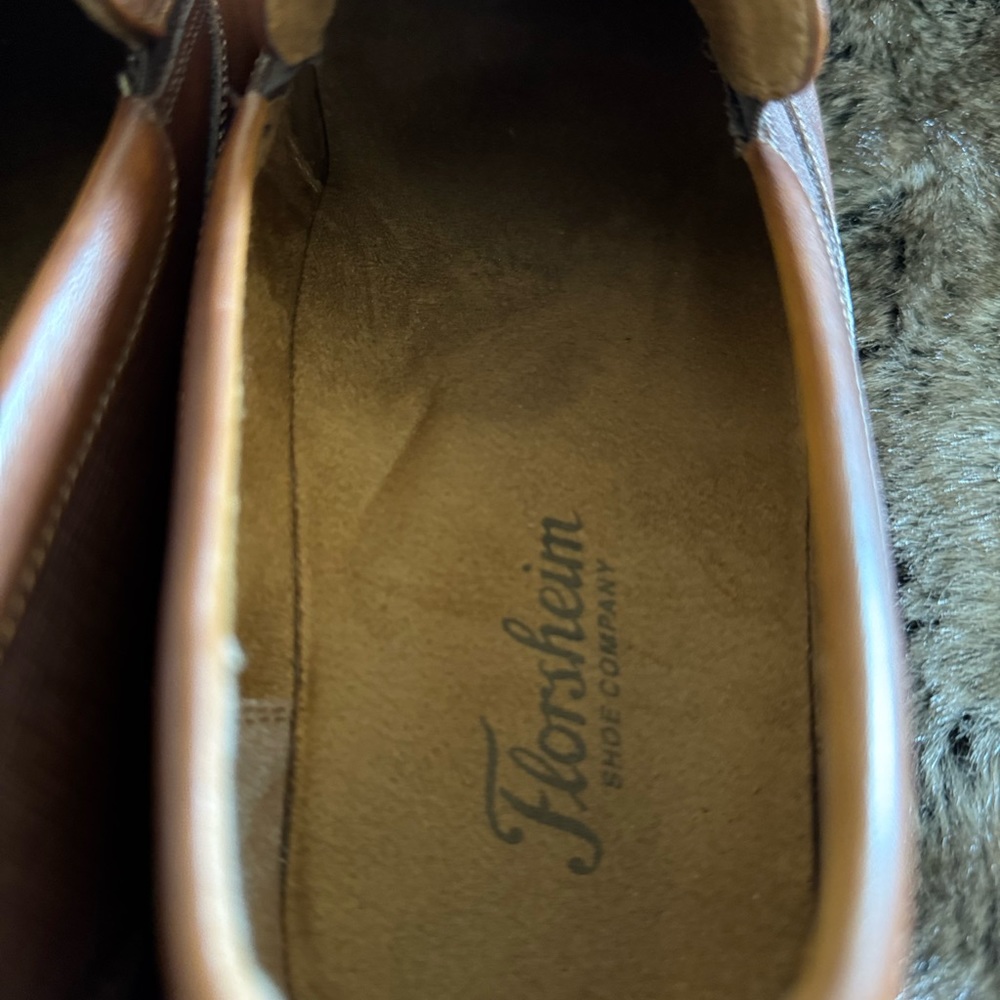 Florsheim Men's Brown Leather Dress Shoe Loafers - Picture 7 of 7